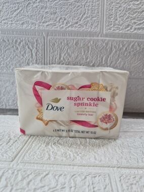 Dove Sugar Cookie Sprinkle Limited Edition Beauty Bar - Pink & White